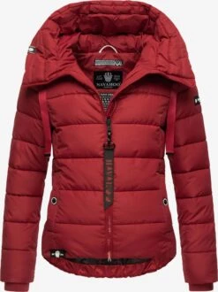 Navahoo Winterjassen Winterjas Amayaa Dames Rood -Kledinglijn Winkel 52a40980ed6373ad284fa79446308994