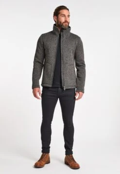 ICEBOUND Fleece Jassen Fleece Jas Heren Grijs Gemêleerd -Kledinglijn Winkel 537970d75d145379b1614ced3d413ea1