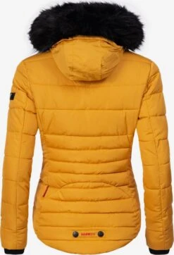 Marikoo Winterjassen Winterjas Lotusblüte Dames Goudgeel -Kledinglijn Winkel 553be8624fc5e0d7a2eba86a7ab7666a