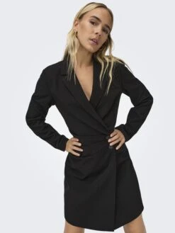 ONLY Mini Jurken Jurk MELLIE Dames Zwart -Kledinglijn Winkel 5727240547cb574a490dc8e3623259a7