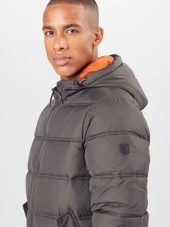 Indicode Jeans Winterjassen Regular Fit Winterjas Adrian Heren Antraciet -Kledinglijn Winkel 57393d330243921608d6fef63289aaad