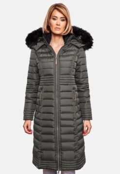 Navahoo Wintermantels Wintermantel Umay Dames Aardetinten -Kledinglijn Winkel 5a32d31fef8270b4a5e12ed4e9f9b7ba