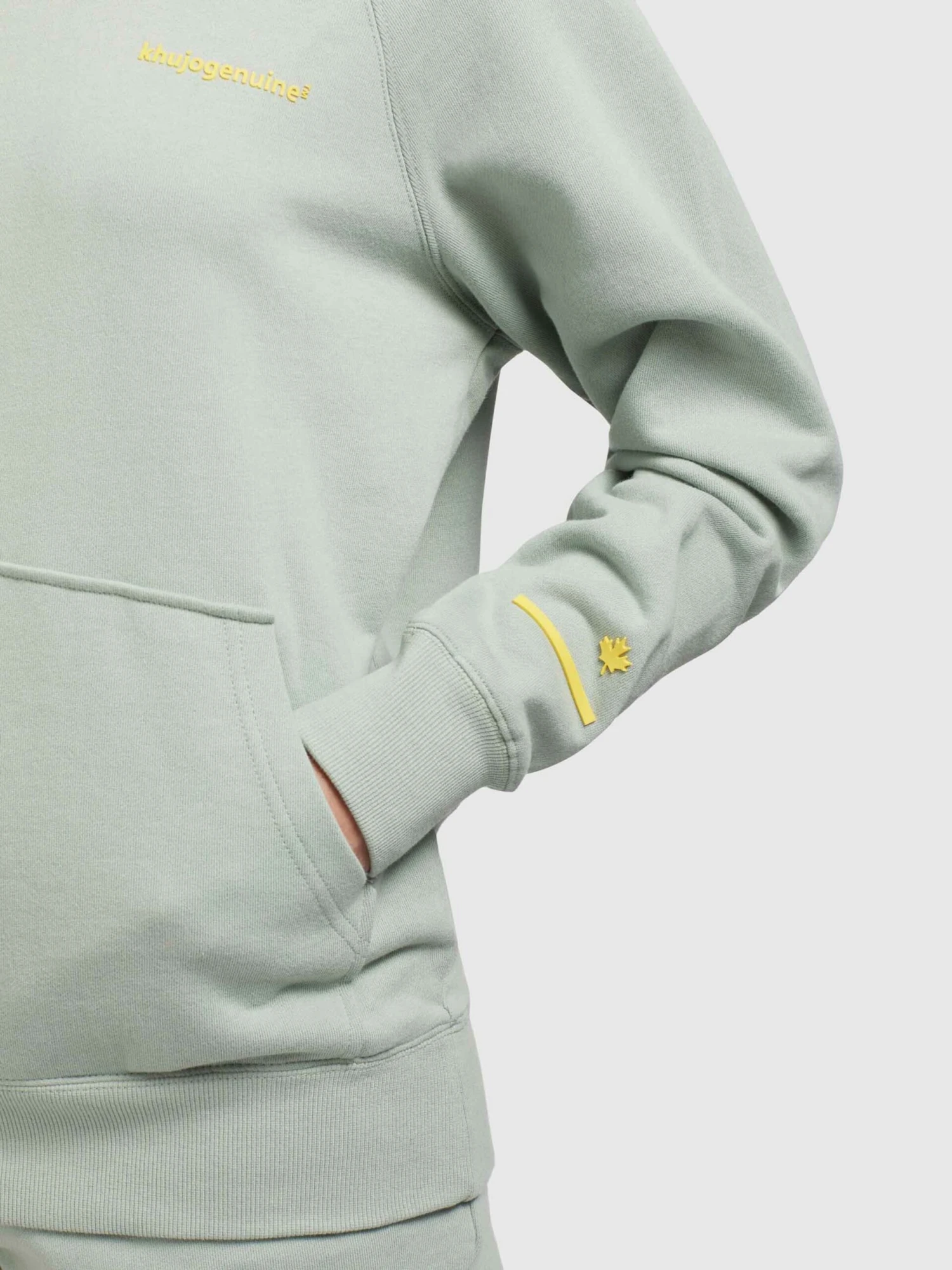 Khujo Hoodies Sweatshirt Odette Dames Mintgroen 8 Khujo Hoodies Sweatshirt Odette Dames Mintgroen - Afbeelding 8