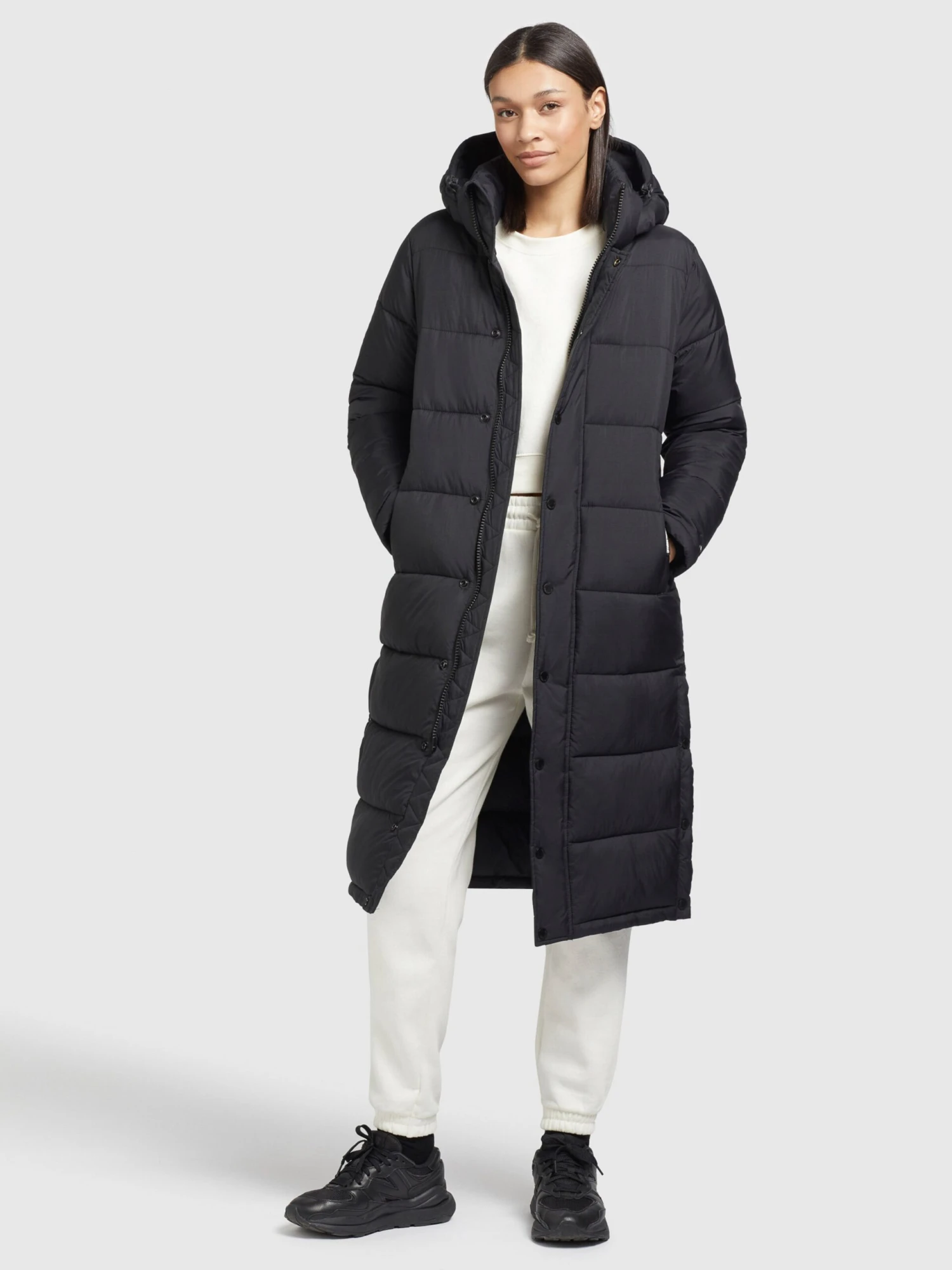 Khujo Wintermantels Wintermantel Corinna Dames Zwart 6 Khujo Wintermantels Wintermantel Corinna Dames Zwart - Afbeelding 6