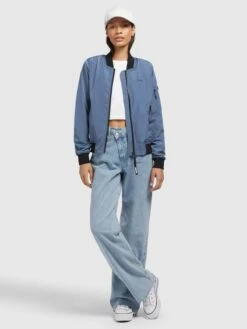 Khujo Tussenjassen Tussenjas Stence2 Dames Blauw -Kledinglijn Winkel 5de29641214c1c9b5bbce0e679cacd2e