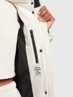 Khujo Wintermantels Wintermantel Sonje 4 Dames Offwhite -Kledinglijn Winkel 5e874f38af11560de11a862864f298c4