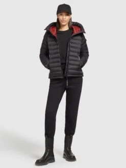 Khujo Winterjassen Winterjas Lovina Dames Zwart -Kledinglijn Winkel 5fd2a2e0f8a427a04ea51daaff49cebc