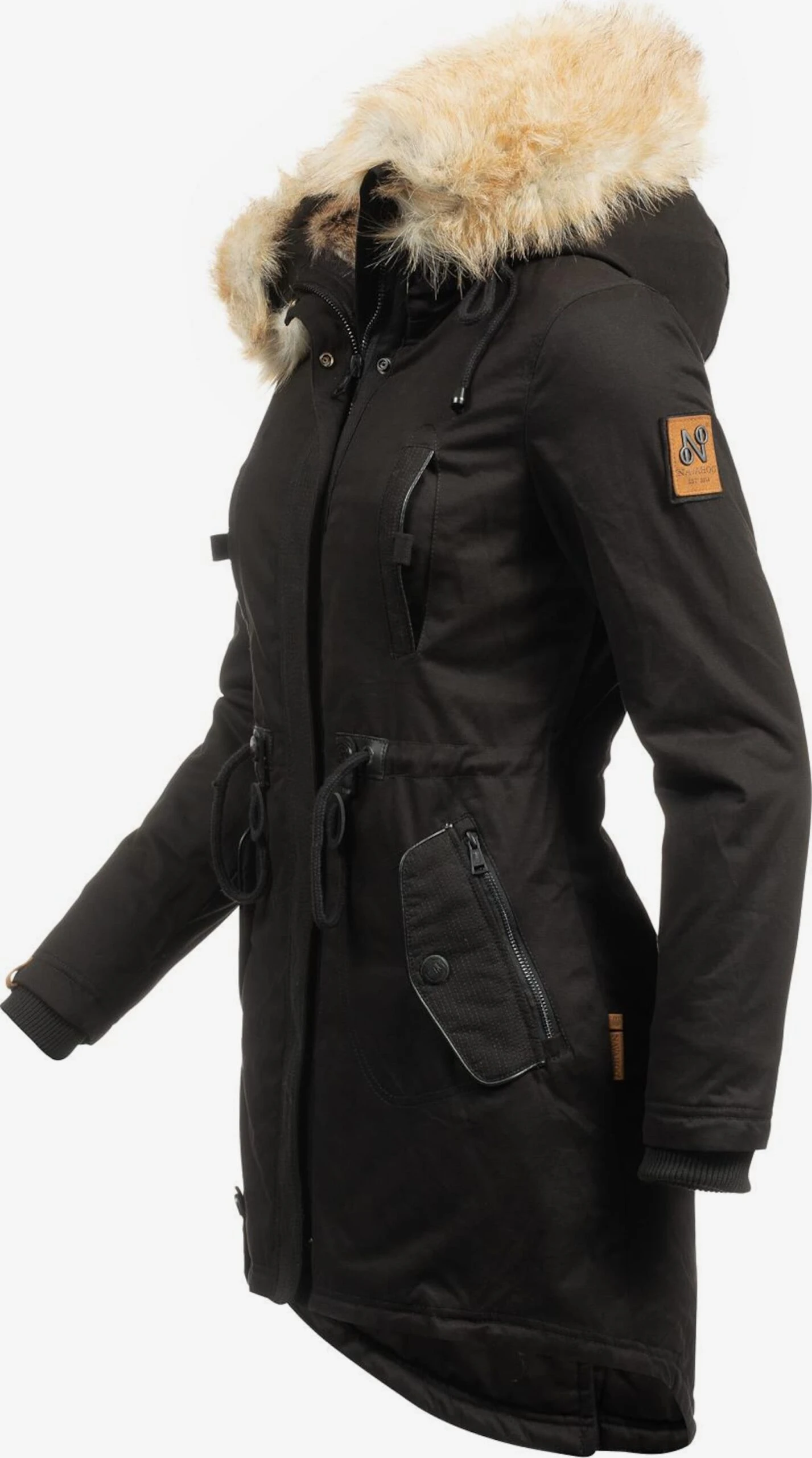 Navahoo Parkas Winterparka Bombii Dames Zwart 2 Navahoo Parkas Winterparka Bombii Dames Zwart - Afbeelding 2