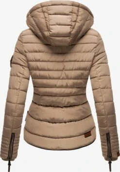 Marikoo Winterjassen Winterjas Amber Dames Beige -Kledinglijn Winkel 6180aec0a366903ec13e62903d5a7544
