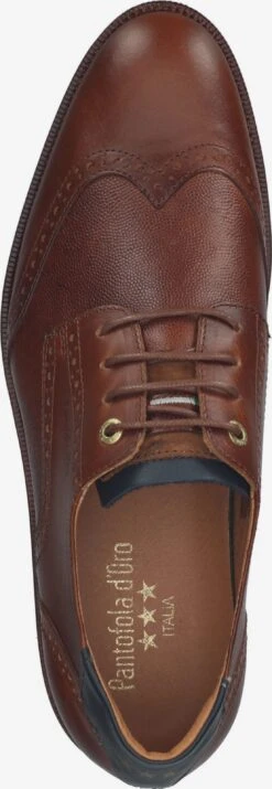 Pantofola D'Oro Casual Veterschoenen Veterschoen Rubicon Uomo Heren Cognac -Kledinglijn Winkel 624446a5ca0a083e9ac66d5d7cfa3e32