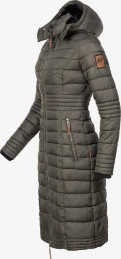 Navahoo Wintermantels Wintermantel Umay Dames Aardetinten -Kledinglijn Winkel 633d05c995342aa22fcbff5e027b84b2