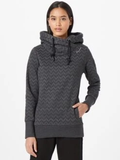 Ragwear Hoodies Sweatshirt GRIPY Dames Zwart -Kledinglijn Winkel 657a72046813e094c6d3b01df9137df3