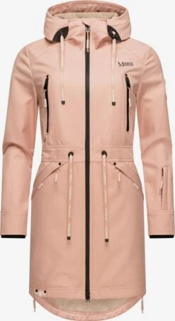 Marikoo Parkas Tussenparka Dames Rosa -Kledinglijn Winkel 680961526d2240f6efea1cef296cef63