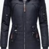 Marikoo Parkas Winterparka Kamii Dames Donkerblauw