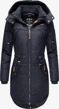 Marikoo Parkas Winterparka Kamii Dames Donkerblauw