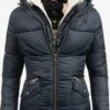 Navahoo Winterjassen Winterjas Megan Dames Donkerblauw