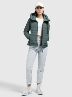 Khujo Tussenjassen Tussenjas Lovina4 Matt Dames Smaragd -Kledinglijn Winkel 6cb064fe00131d6754d83e0482e04243