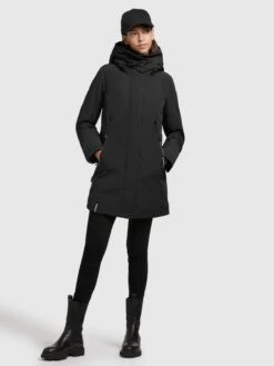 Khujo Winterjassen Winterjas Viona 3 Dames Zwart -Kledinglijn Winkel 6cbb67ca8fe2a8c7143f138461d1f61a