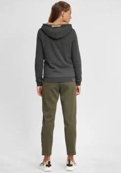 OXMO Sweatvesten Sweatvest Vicky Dames Grijs -Kledinglijn Winkel 6f8fca888e141a9271922b6778de2f07