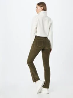 ONLY Ribbroeken Flared Broek Mary Dames Olijfgroen -Kledinglijn Winkel 716515824e2c6041a55fe793106b69d4