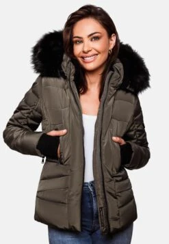Navahoo Winterjassen Winterjas Adele Dames Taupe -Kledinglijn Winkel 726eddd5d105b755850725f95f8bb1c4