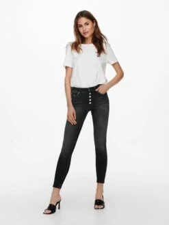 ONLY Jeans Skinny Jeans Bobby Dames Grijs -Kledinglijn Winkel 765bb1fda09915b0fd72d460ba9d9590