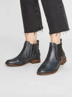 Mustang Enkellaarsjes Chelsea Boots Dames Navy -Kledinglijn Winkel 7b53bf11165fccffd965890d032c5da5