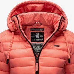 Navahoo Tussenjassen Tussenjas Lulana Dames Zalm Roze -Kledinglijn Winkel 7dcb2021c28a99616faadc944c2207e7