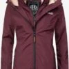 Marikoo Outdoor Jassen Functionele Jas Erdbeere Dames Wijnrood