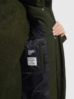 Khujo Korte Mantels Wintermantel Wente Dames Kaki -Kledinglijn Winkel 819290cac883ce2d76f649dc542490c1