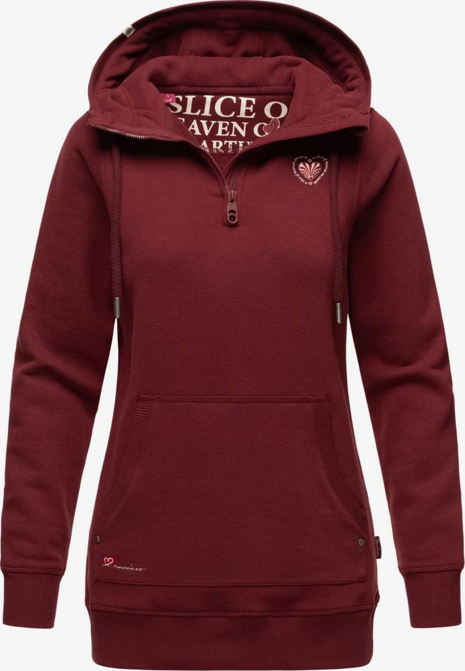 Navahoo Hoodies Sweatshirt Zauberelfe Dames Bordeaux 5 Navahoo Hoodies Sweatshirt Zauberelfe Dames Bordeaux - Afbeelding 5