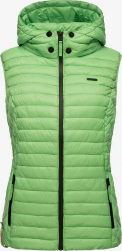 Marikoo Bodywarmers Bodywarmer Dames Groen -Kledinglijn Winkel 8300b1b437a34ee35a2306b729ad19f0