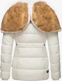 Marikoo Winterjassen Winterjas Nekoo Dames Wit -Kledinglijn Winkel 830ffbb290d24a5db13be9395682e4d1