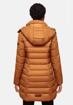 Marikoo Korte Mantels Wintermantel Abendsternchen Dames Lichtbruin -Kledinglijn Winkel 85bddeec8b9b33df7021d739f066efb2