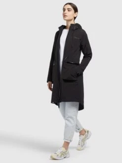 Khujo Parkas Tussenparka Dames Zwart -Kledinglijn Winkel 86564c3b2081c5bbaac2936f6546cb9a