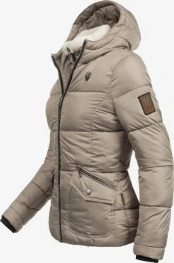 Navahoo Winterjassen Winterjas Megan Dames Beige -Kledinglijn Winkel 8ab710ca45d30f1b19f0bda08e0dccfa