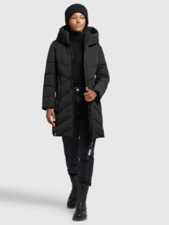 Khujo Wintermantels Wintermantel Formin Dames Zwart -Kledinglijn Winkel 8bd0a2f80b076537c56c40b4aa7a31e0