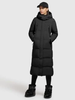 Khujo Tussenmantels Tussenmantel Melona Dames Zwart -Kledinglijn Winkel 8d298777f2d691999e154d6d75a5d38f