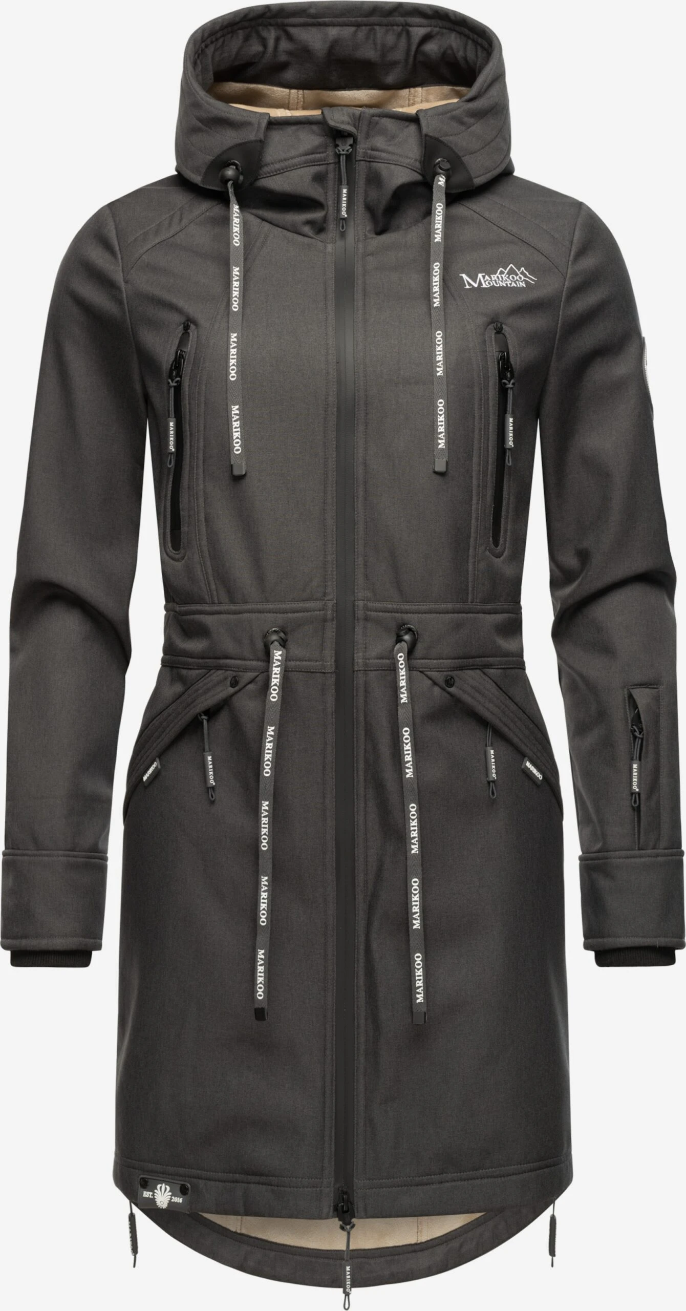 Marikoo Parkas Tussenparka Dames Aardetinten 1 Marikoo Parkas Tussenparka Dames Aardetinten