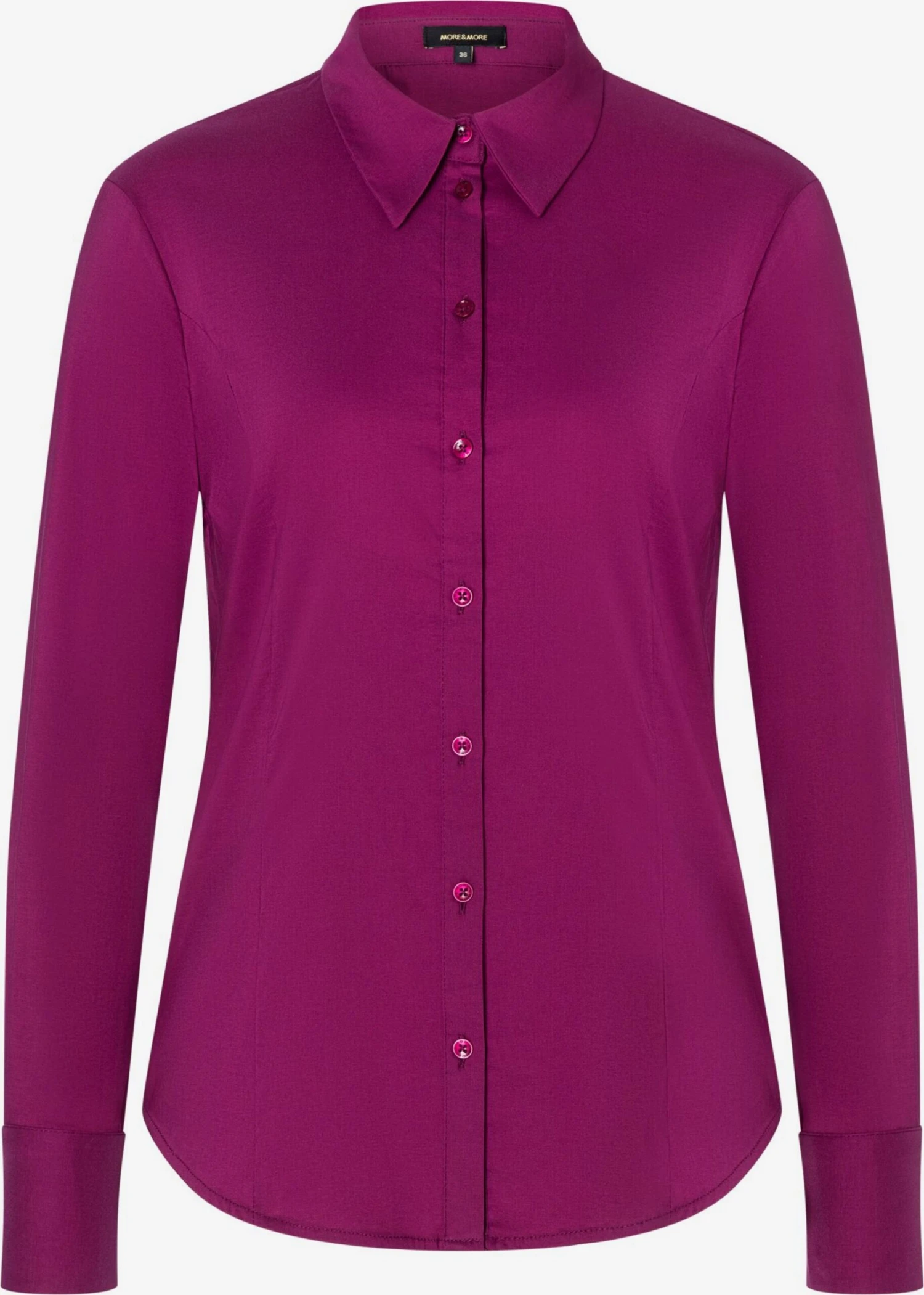 MORE&MORE Overhemden Blouse Dames Lila 1 MORE&MORE Overhemden Blouse Dames Lila