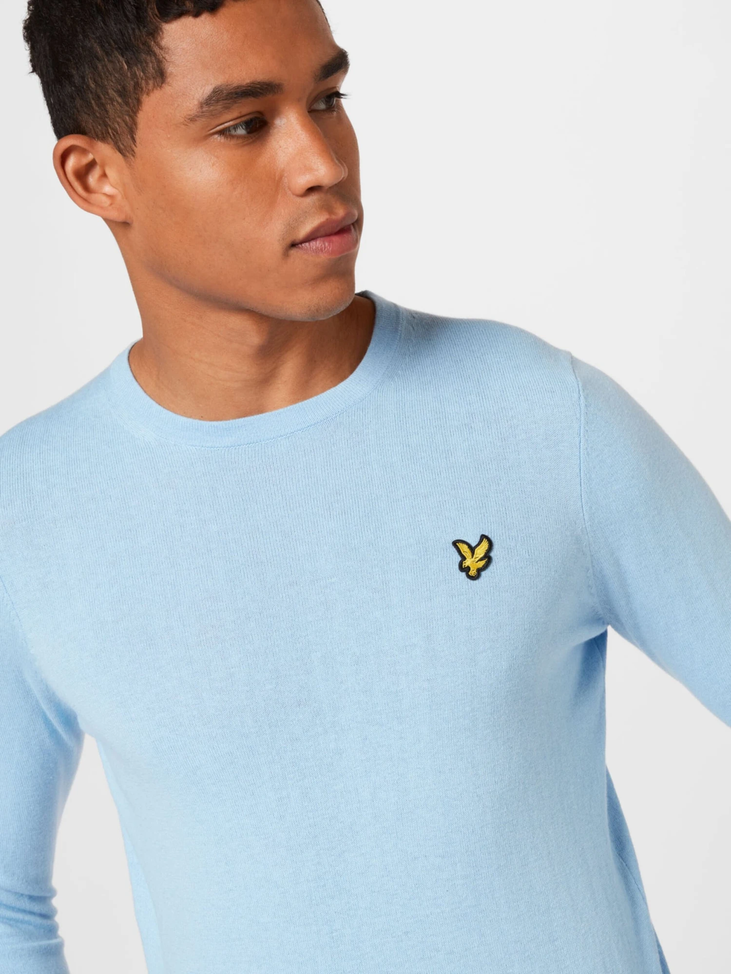 Lyle & Scott Crewneck Truien Trui Heren Lichtblauw 2 Lyle & Scott Crewneck Truien Trui Heren Lichtblauw - Afbeelding 2