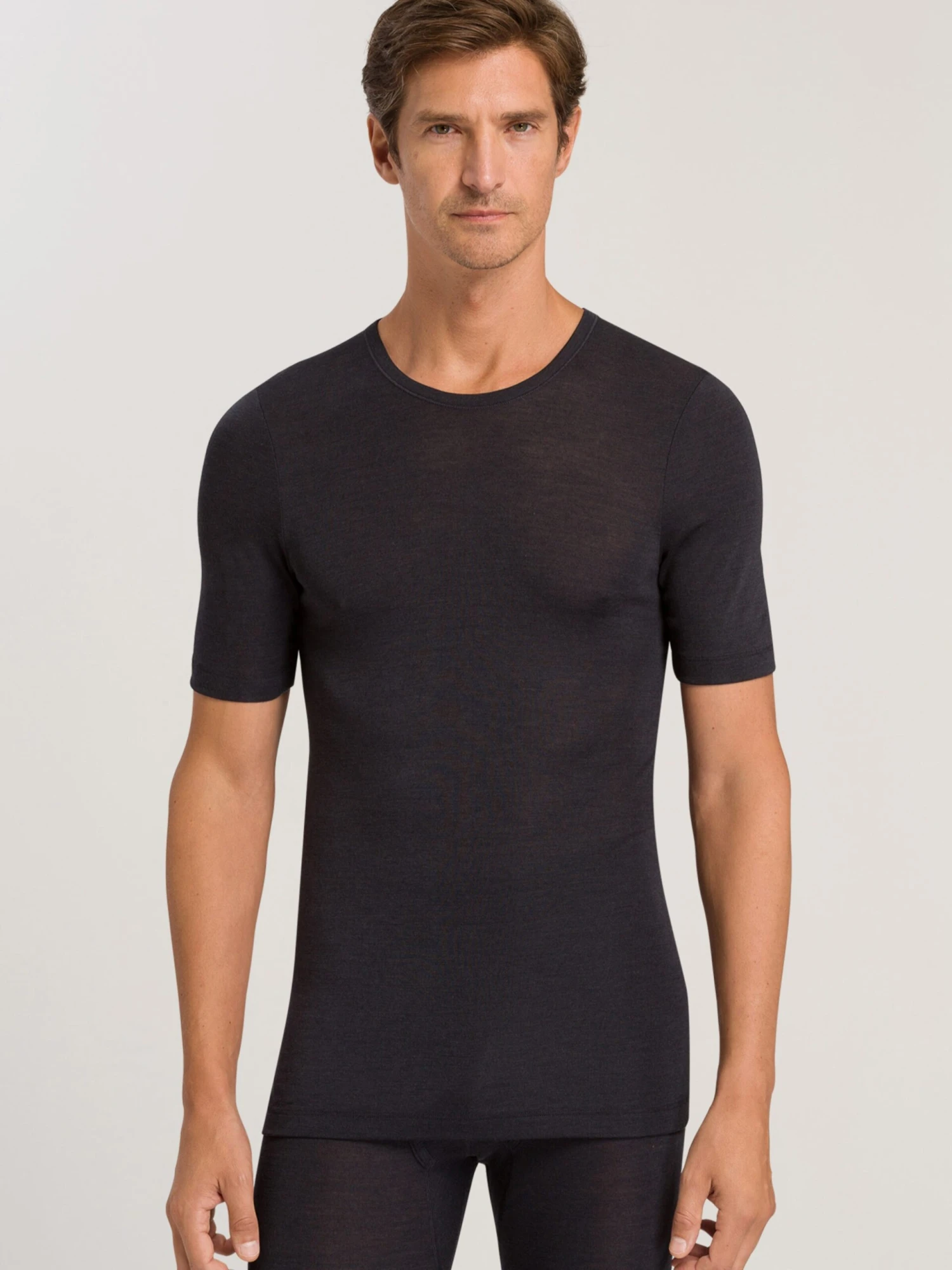 HANRO Shirts Basislaag Heren Antraciet 3 HANRO Shirts Basislaag Heren Antraciet - Afbeelding 3