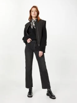 ONLY Wide Leg Wide Leg Jeans CAMILLE Dames Zwart -Kledinglijn Winkel 928999047ae9e171cff8a61068dcf07d