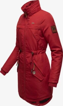 Marikoo Parkas Winterparka Kamii Dames Rood -Kledinglijn Winkel 9297bb481096ef956d1daea869df2dbf
