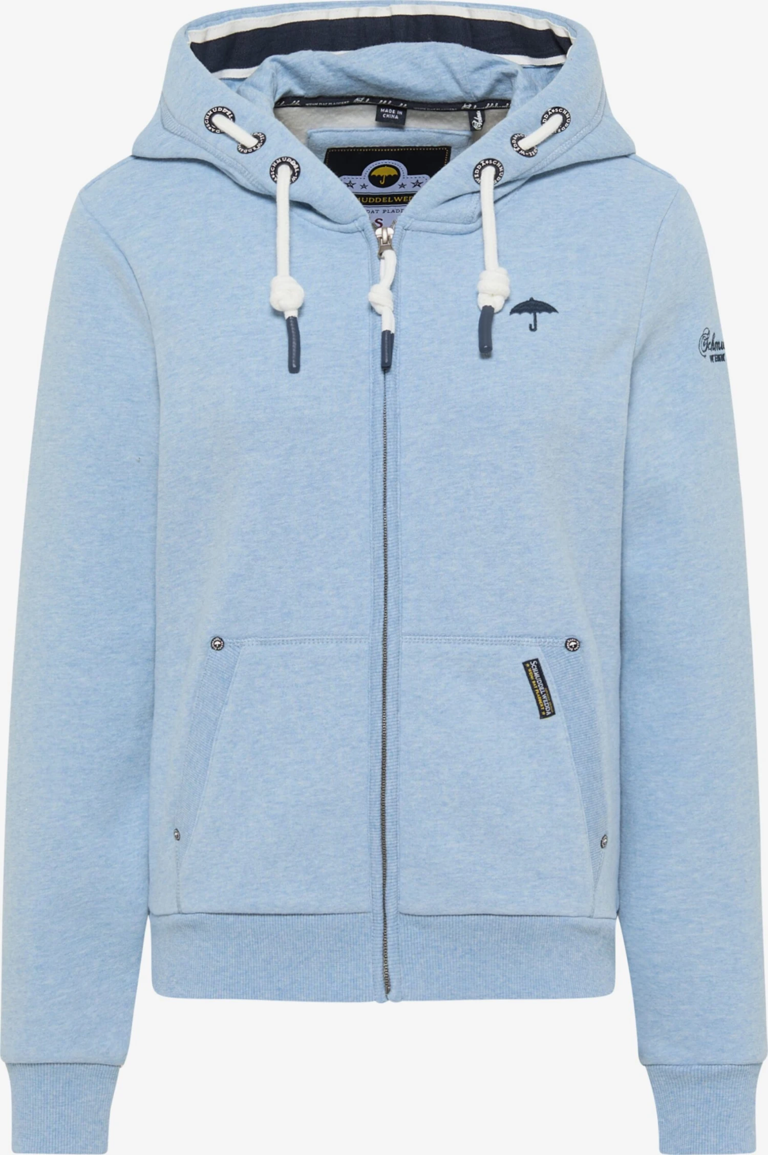 Schmuddelwedda Sweatvesten Sweatvest Dames Navy / Blauw Gemêleerd 1 Schmuddelwedda Sweatvesten Sweatvest Dames Navy / Blauw Gemêleerd