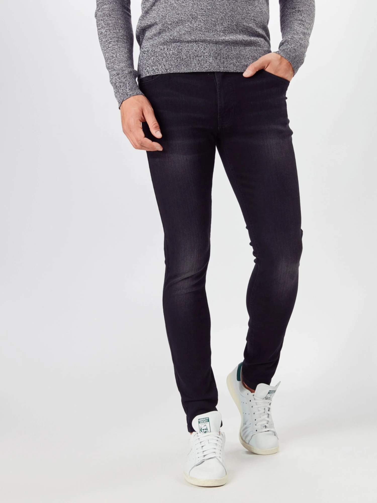 Denim Project Jeans Skinny Jeans MR. BLACK Heren Zwart 2 Denim Project Jeans Skinny Jeans MR. BLACK Heren Zwart - Afbeelding 2