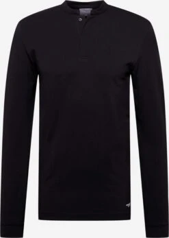 DRYKORN Longsleeves Shirt KENO Heren Zwart