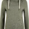 OXMO Hoodies Sweatshirt Vicky Dames Groen / Kaki