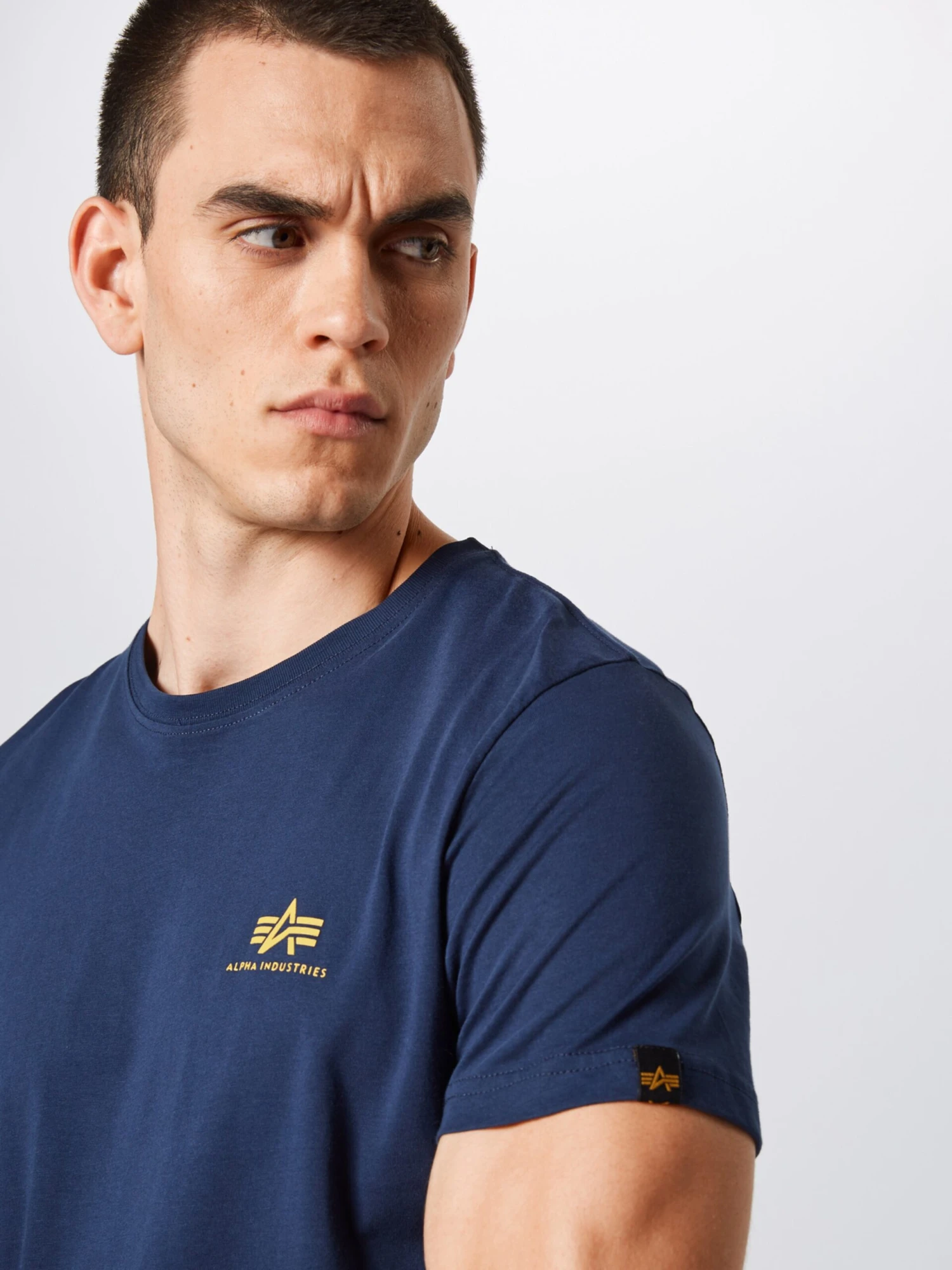 Alpha Industries T-shirts Regular Fit Shirt Heren Navy 2 Alpha Industries T-shirts Regular Fit Shirt Heren Navy - Afbeelding 2