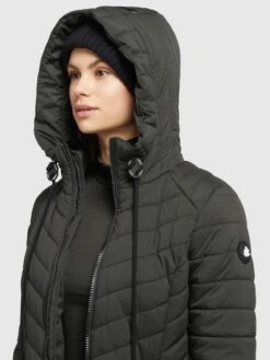 Khujo Wintermantels Wintermantel Nita Dames Kaki -Kledinglijn Winkel 993fee77998efc3d8495517a4ca6468e